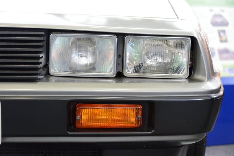 DeLorean time machine from Back to the Future